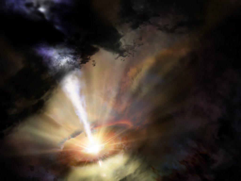 Астрономы заявили что над черной дырой в галактике Abell 2597 идет холодный дождь