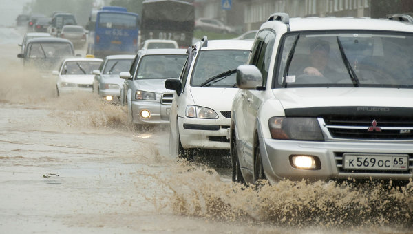 На Сахалине из-за тайфуна Лайнорок ожидаются мощные дожди
