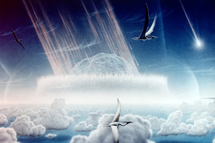 Ученые: столкновение с астероидом занесло на Землю жизнь