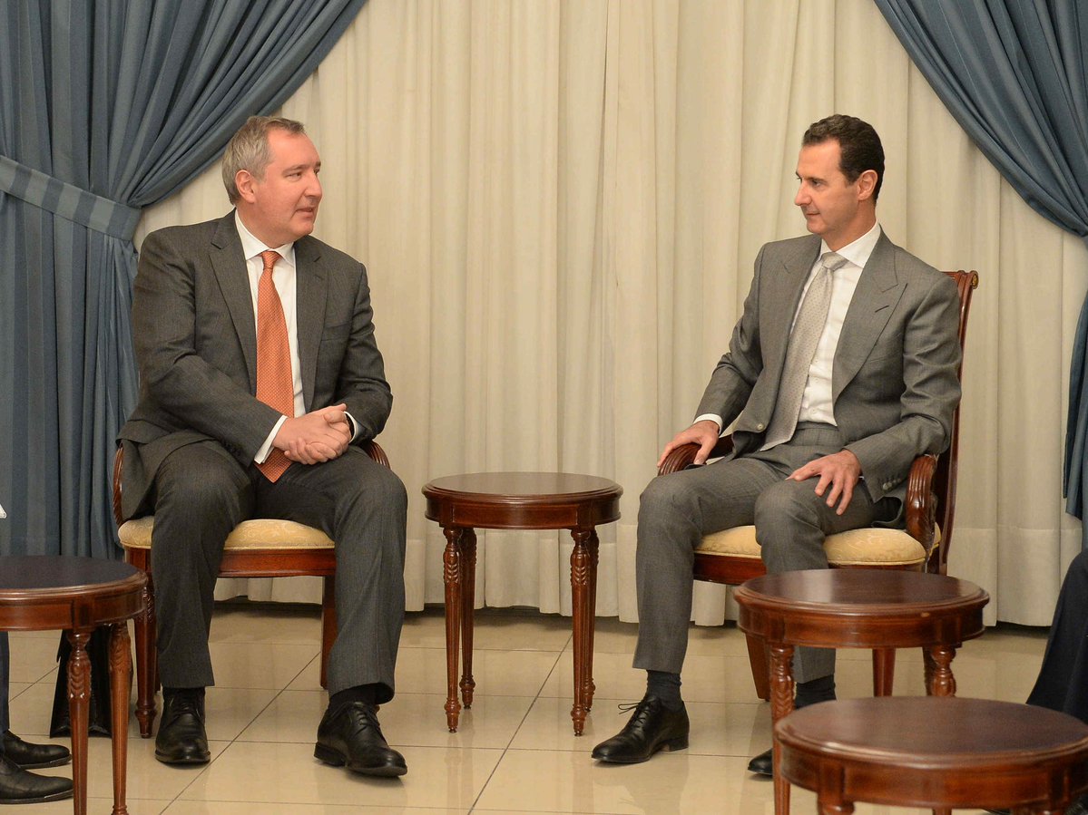 Дамаск Дмитрий Рогозин провел встречу с Башаром Асадом
