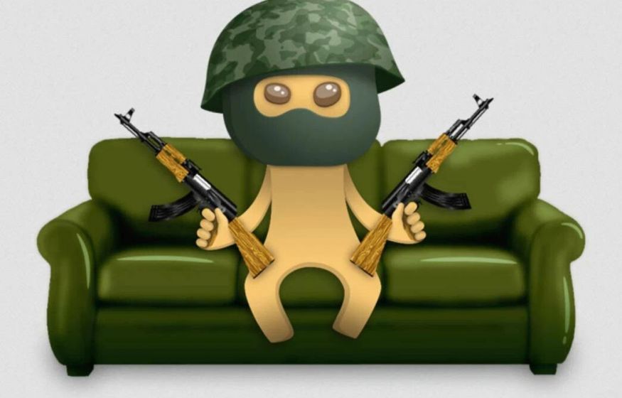 Украинские «патриоты» оказались далеко от Родины