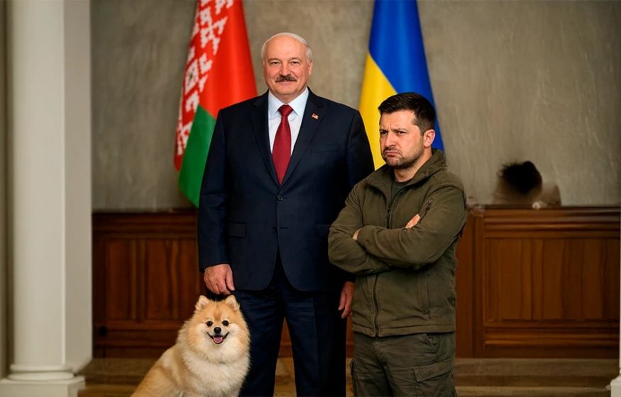 Зеленский оскорбил собаку Лукашенко. «Умка имеет больше прав» — Азарёнок разнёс нелегитимного в пух и прах Зеленский оскорбил собаку Лукашенко. «Умка имеет больше прав» — Азарёнок разнёс нелегитимного в пух и прах