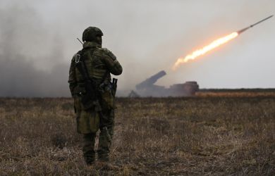 40 снарядов по врагу. «Град» разнес места дислокации боевиков под Новосёловкой