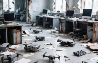 Офис дронов в Киеве уничтожен, производство уходит за границу